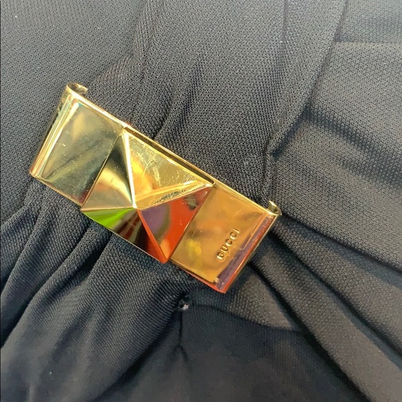 Gucci Little Black Dress Gold Embellishment - Picture 3 of 11